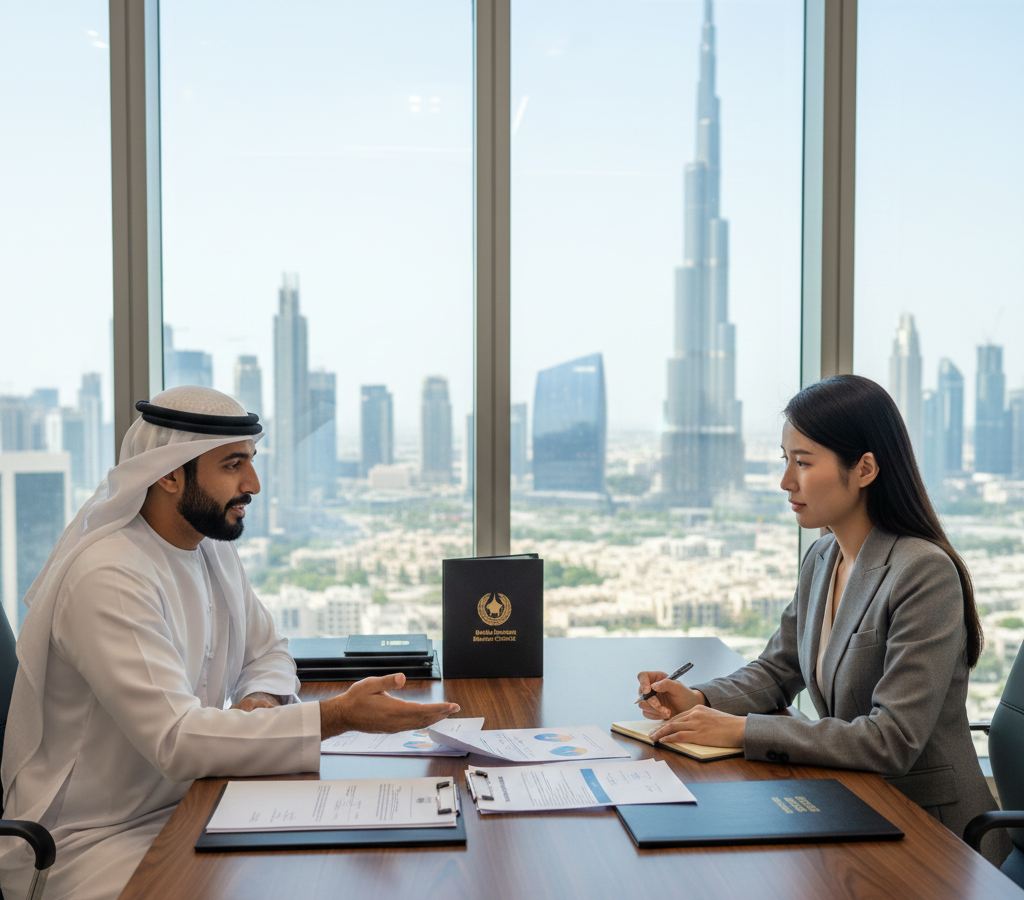 UAE trusted business consultant advising an investor