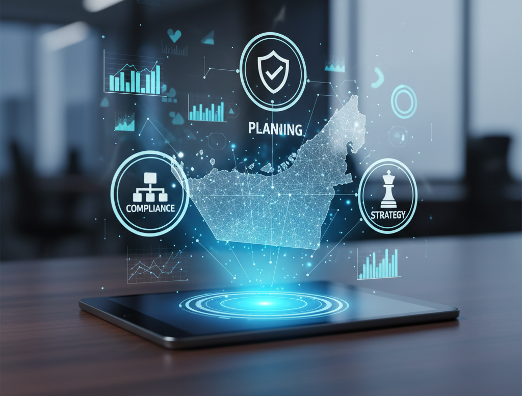 Top Business Consultant in UAE providing expert guidance to a business owner