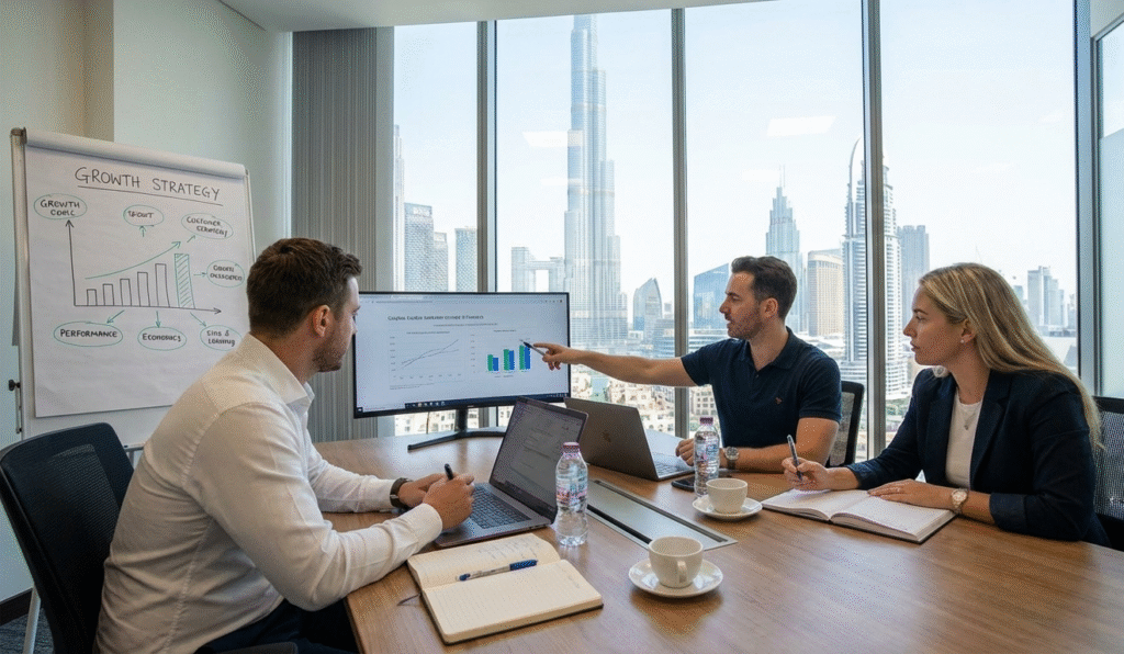 Business support UAE services helping startups grow and stay compliant.