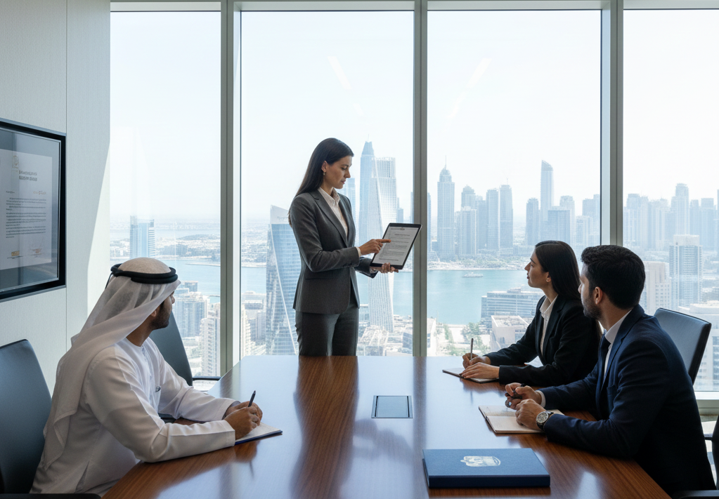 Affordable business setup services UAE consultation scene