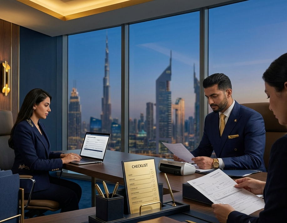 UAE PRO service documents and government paperwork